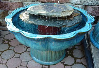Turquoise fountain